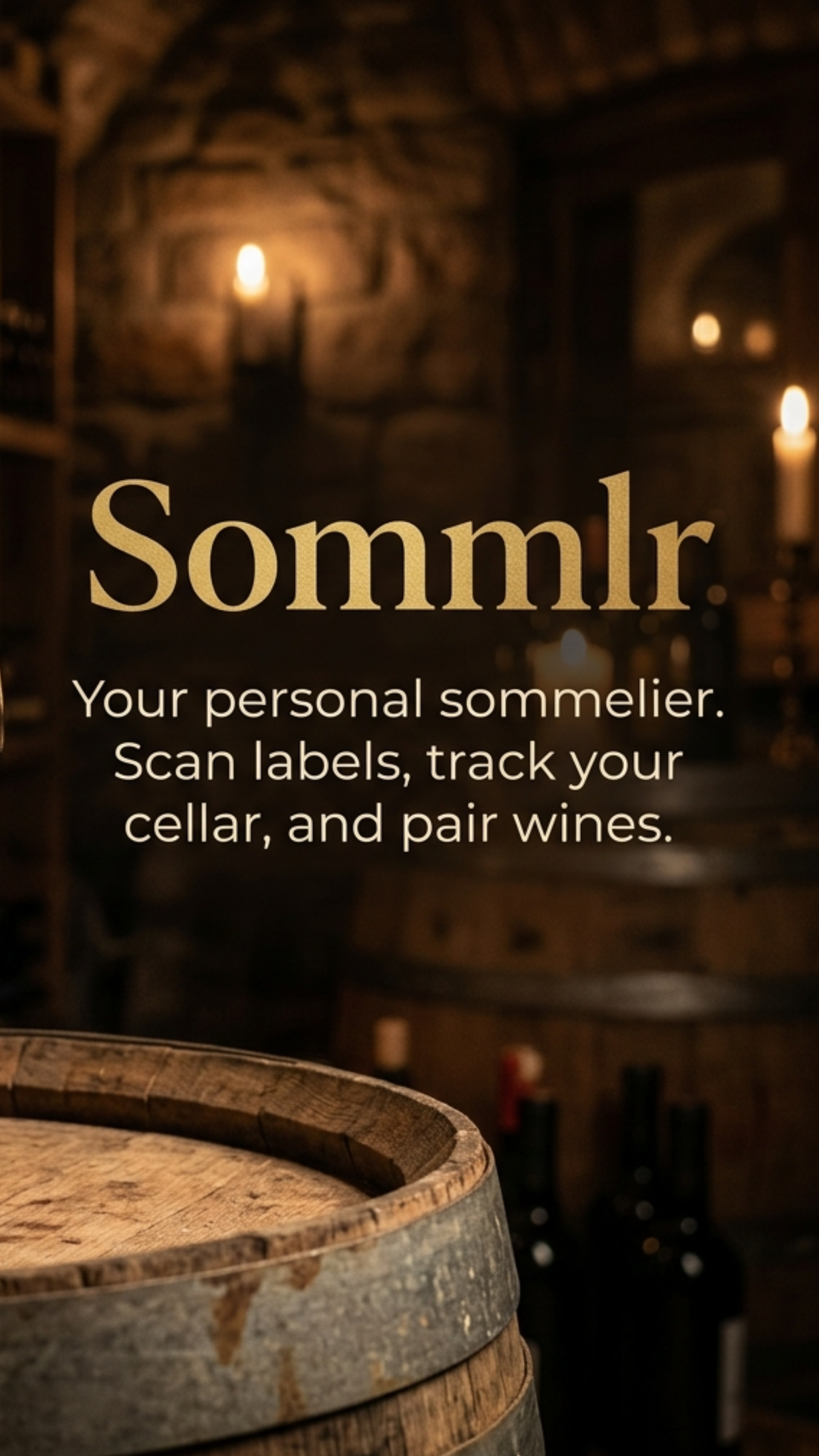 Sommlr App Scanner Screen